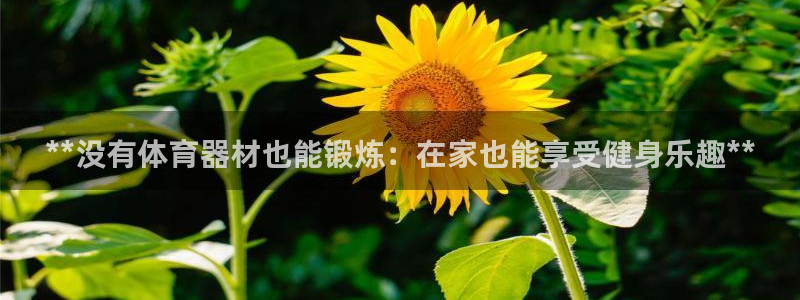 耀世娱乐登陆官网网址：**没有体育器材也能锻炼：在家