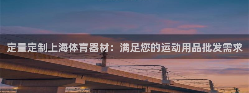 耀世平台注册流程：定量定制上海体育器材：满足您的运动
