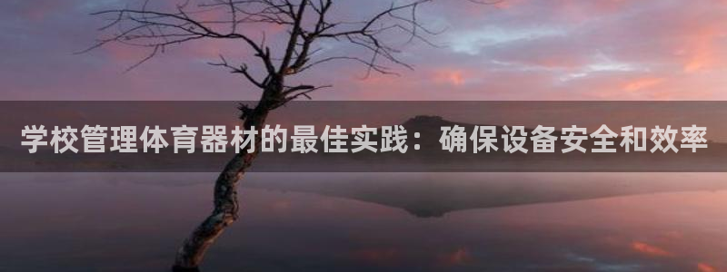 耀世平台会员中心：学校管理体育器材的最佳实践：确保设