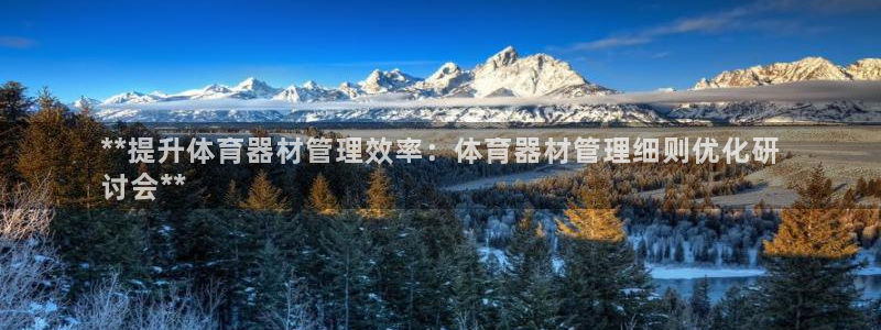 耀世娱乐注册官网网址：**提升体育器材管理效率：体育
