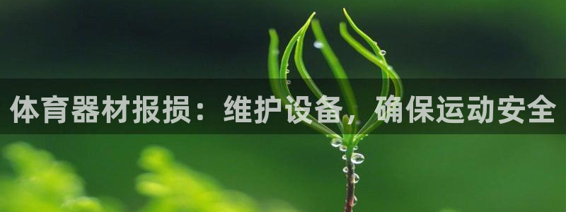耀世平台丁6.7.5.1.3.8：体育器材报损：维护