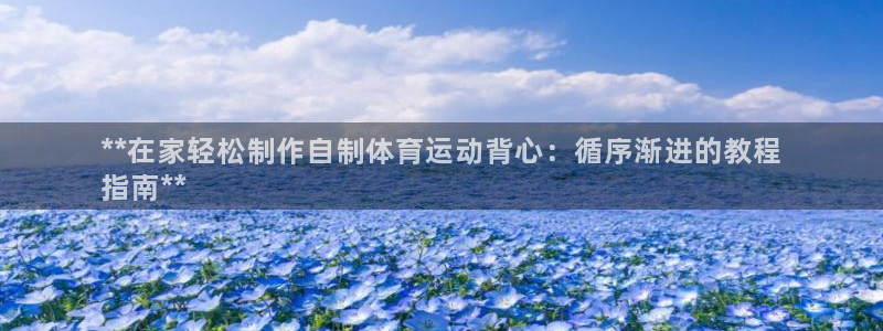 耀世是什么游戏：**在家轻松制作自制体育运动背心：循