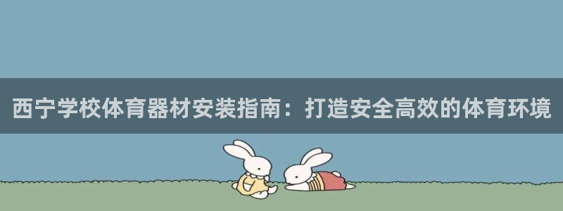 耀世娱乐官网网站入口：西宁学校体育器材安装指南：打造