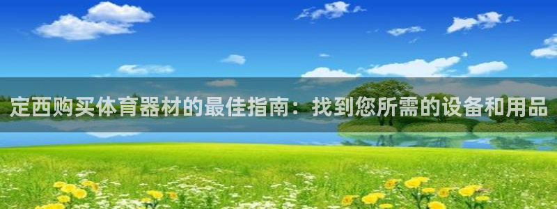 耀世平台注册开户流程：定西购买体育器材的最佳指南：找