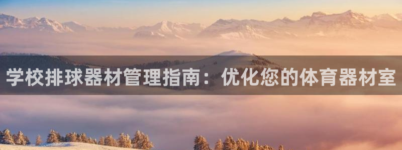 耀世平台哪个彩种是公平彩中的：学校排球器材管理指南：