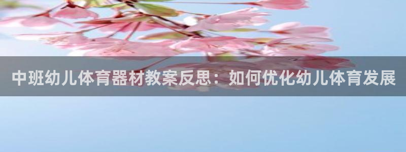耀世集团是干嘛的：中班幼儿体育器材教案反思：如何优化