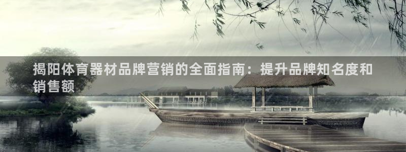 耀世娱乐挂机赚钱吗：揭阳体育器材品牌营销的全面指南：