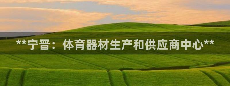 耀世圣主：**宁晋：体育器材生产和供应商中心**
