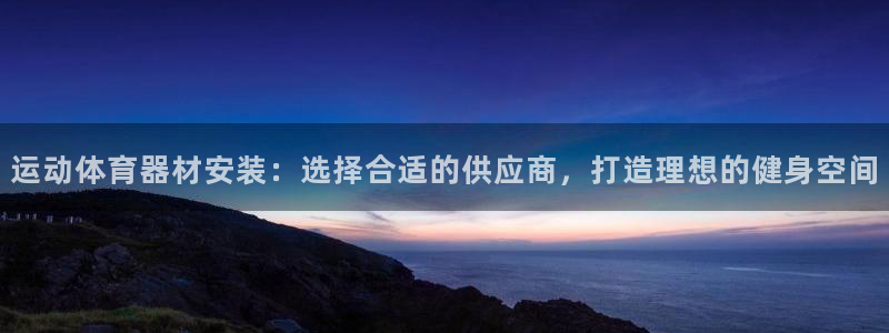 耀世来袭：运动体育器材安装：选择合适的供应商，打造理想的健身