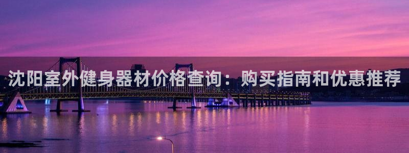 耀世平台注册链接怎么弄：沈阳室外健身器材价格查询：购买指南和