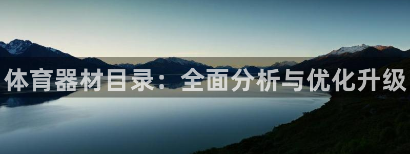 耀世娱乐百科：体育器材目录：全面分析与优化升级