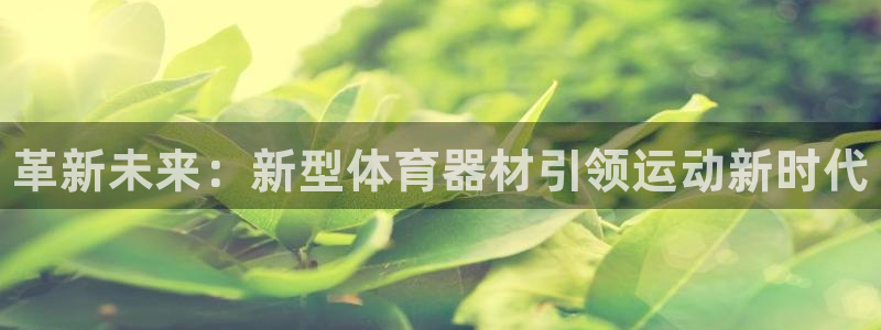 耀世娱乐官网首页登录不了：革新未来：新型体育器材引领