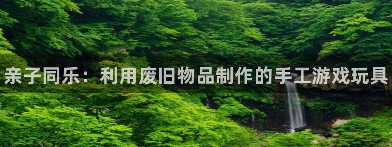 耀世平台注册最新地址：亲子同乐：利用废旧物品制作的手工游戏玩